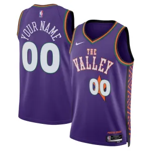 Camiseta Phoenix Suns Personalizada City Edition 2024-25 Púrpura Swingman para Hombre