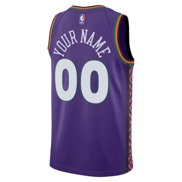 Camiseta Phoenix Suns Personalizada City Edition 2024-25 Púrpura Swingman para Hombre