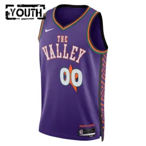 Camiseta Phoenix Suns Personalizada City Edition 2024-25 Púrpura Swingman para Niño