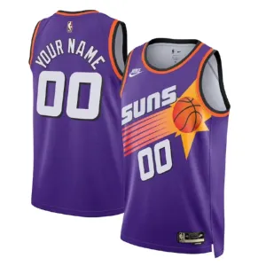 Camiseta Phoenix Suns Personalizada Classic Edition 2022-23 Púrpura Swingman para Hombre
