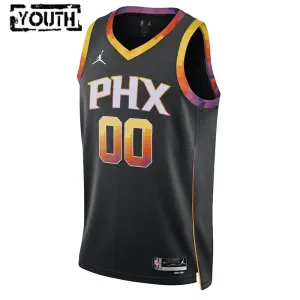 Camiseta Phoenix Suns Personalizada Statement Edition Negro Swingman para Niño