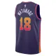 Camiseta Phoenix Suns Yuta Watanabe City Edition 2023-24 Púrpura Swingman para Hombre
