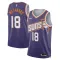 Camiseta Phoenix Suns Yuta Watanabe Icon Edition 2023-24 Púrpura Swingman para Hombre