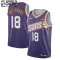 Camiseta Phoenix Suns Yuta Watanabe Icon Edition 2023-24 Púrpura Swingman para Niño