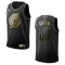 Camiseta Portland Trail Blazers Golden Edition Personalizada Negro Swingman para Hombre