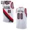 Camiseta Portland Trail Blazers Personalizada Association Edition Blanco Swingman para Niño