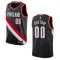 Camiseta Portland Trail Blazers Personalizada Icon Edition Negro Swingman para Hombre