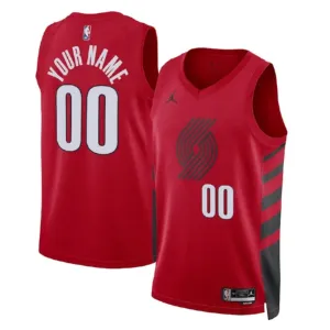 Camiseta Portland Trail Blazers Personalizada Statement Edition Rojo Swingman para Hombre