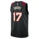 Camiseta Portland Trail Blazers Shaedon Sharpe City Edition 2023-24 Negro Swingman para Hombre