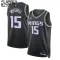 Camiseta Sacramento Kings Davion Mitchell 15 Statement Edition Negro Swingman para Niño
