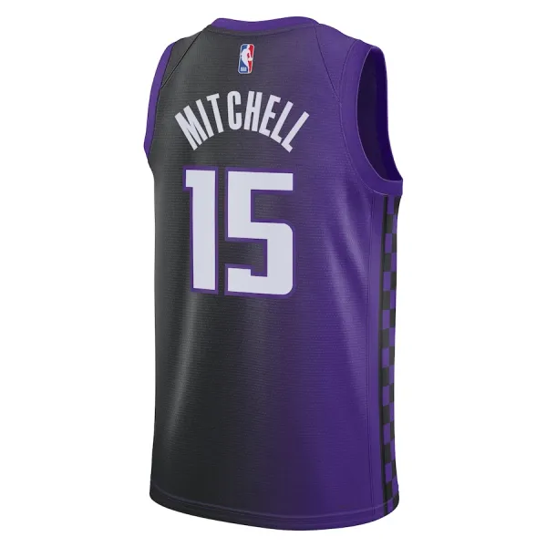 Camiseta Sacramento Kings Davion Mitchell Statement Edition 2023-24 Púrpura Swingman para Hombre
