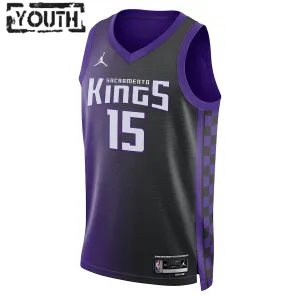Camiseta Sacramento Kings Davion Mitchell Statement Edition 2023-24 Púrpura Swingman para Niño