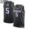 Camiseta Sacramento Kings De Aaron Fox 5 Statement Edition Negro Swingman para Niño