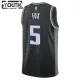 Camiseta Sacramento Kings De Aaron Fox 5 Statement Edition Negro Swingman para Niño