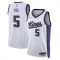 Camiseta Sacramento Kings De Aaron Fox Association Edition 2023-24 Blanco Swingman para Hombre