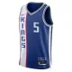 Camiseta Sacramento Kings De Aaron Fox City Edition 2023-24 Azul Swingman para Hombre