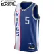 Camiseta Sacramento Kings De Aaron Fox City Edition 2023-24 Azul Swingman para Niño