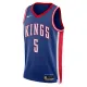 Camiseta Sacramento Kings De Aaron Fox City Edition 2024-25 Azul Swingman para Hombre