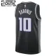 Camiseta Sacramento Kings Domantas Sabonis 10 Statement Edition Negro Swingman para Niño