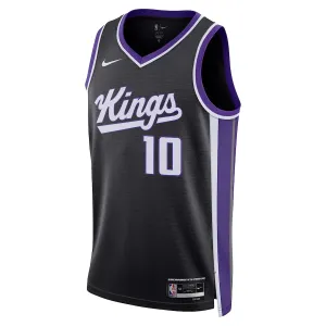Camiseta Sacramento Kings Domantas Sabonis Icon Edition 2023-24 Negro Swingman para Hombre
