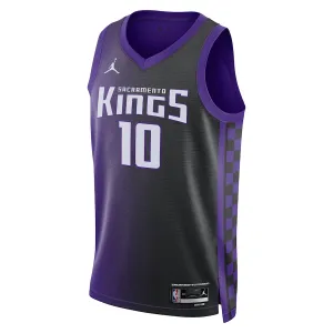 Camiseta Sacramento Kings Domantas Sabonis Statement Edition 2023-24 Púrpura Swingman para Hombre