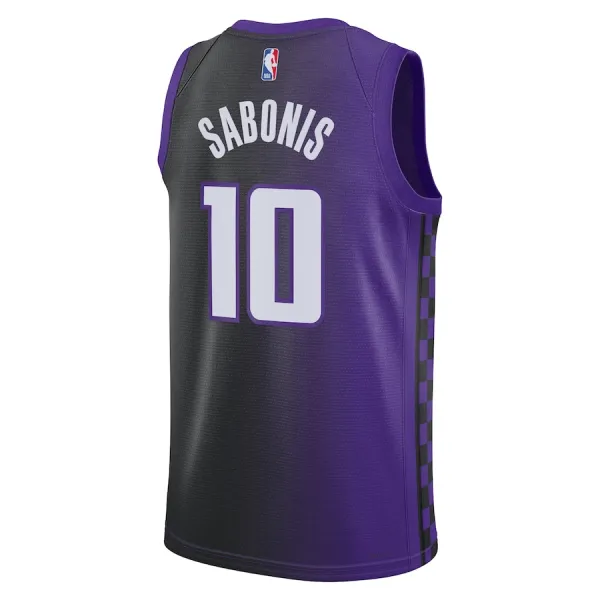 Camiseta Sacramento Kings Domantas Sabonis Statement Edition 2023-24 Púrpura Swingman para Hombre