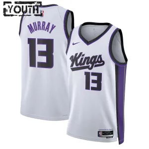 Camiseta Sacramento Kings Keegan Murray Association Edition 2023-24 Blanco Swingman para Niño