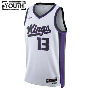 Camiseta Sacramento Kings Keegan Murray Association Edition 2023-24 Blanco Swingman para Niño