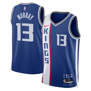 Camiseta Sacramento Kings Keegan Murray City Edition 2023-24 Azul Swingman para Hombre