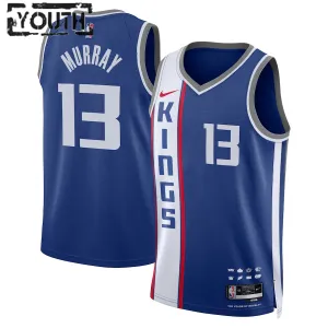 Camiseta Sacramento Kings Keegan Murray City Edition 2023-24 Azul Swingman para Niño
