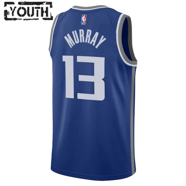 Camiseta Sacramento Kings Keegan Murray City Edition 2023-24 Azul Swingman para Niño