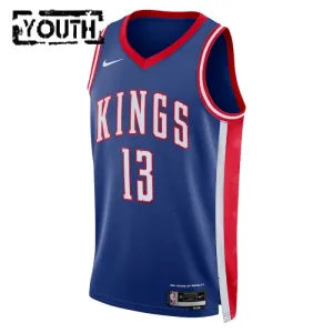 Camiseta Sacramento Kings Keegan Murray City Edition 2024-25 Azul Swingman para Niño