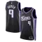Camiseta Sacramento Kings Kevin Huerter Icon Edition 2023-24 Negro Swingman para Hombre