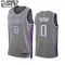 Camiseta Sacramento Kings Malik Monk 0 City Edition 2022-23 Gris Swingman para Niño