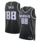 Camiseta Sacramento Kings Neemias Queta 88 Statement Edition Negro Swingman para Hombre