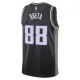Camiseta Sacramento Kings Neemias Queta 88 Statement Edition Negro Swingman para Hombre