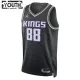 Camiseta Sacramento Kings Neemias Queta 88 Statement Edition Negro Swingman para Niño