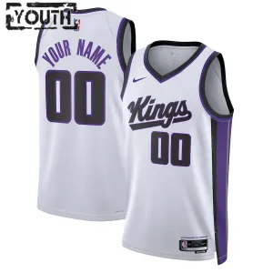 Camiseta Sacramento Kings Personalizada Association Edition 2023-24 Swingman para Niño