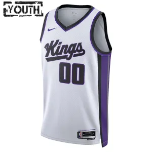 Camiseta Sacramento Kings Personalizada Association Edition 2023-24 Swingman para Niño