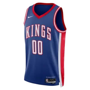 Camiseta Sacramento Kings Personalizada City Edition 2024-25 Azul Swingman para Hombre