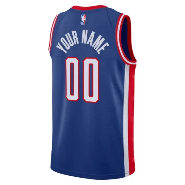 Camiseta Sacramento Kings Personalizada City Edition 2024-25 Azul Swingman para Hombre