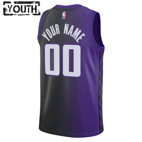 Camiseta Sacramento Kings Personalizada Statement Edition 2023-24 Swingman para Niño