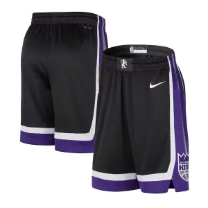 Pantalones Sacramento Kings Icon Edition 2023-24 Negro Swingman para Hombre