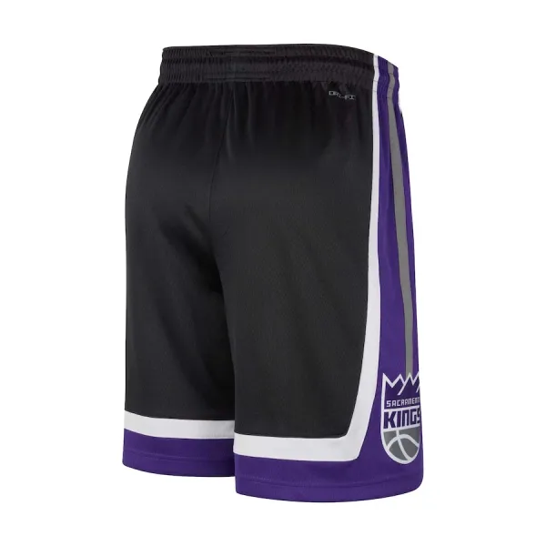 Pantalones Sacramento Kings Icon Edition 2023-24 Negro Swingman para Hombre