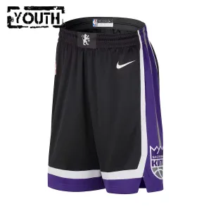 Pantalones Sacramento Kings Icon Edition 2023-24 Negro Swingman para Niño