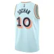 Camiseta San Antonio Spurs Jeremy Sochan City Edition 2024-25 Azul Swingman para Hombre