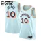 Camiseta San Antonio Spurs Jeremy Sochan City Edition 2024-25 Azul Swingman para Niño
