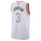 Camiseta San Antonio Spurs Keldon Johnson City Edition 2023-24 Blanco Swingman para Hombre