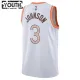 Camiseta San Antonio Spurs Keldon Johnson City Edition 2023-24 Blanco Swingman para Niño