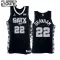 Camiseta San Antonio Spurs Malaki Branham 22 Statement Edition Negro Swingman para Niño